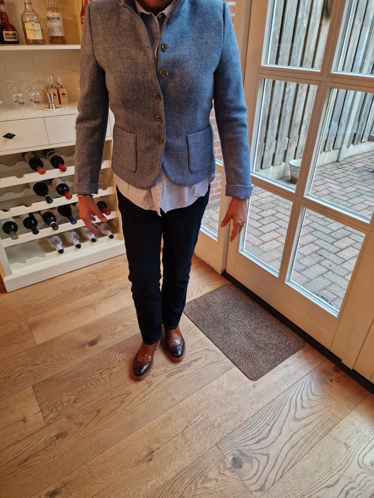 Purdey wollen blazer maat 40, Maat 38/40 (M), Blauw, Nieuw, Ophalen of Verzenden