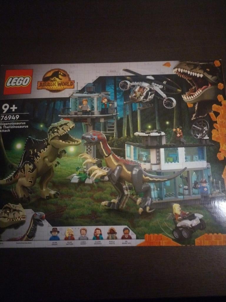 Lego Jurassic World 76949 Giganotosaurus en Therizinosaurus, Ophalen of Verzenden, Nieuw