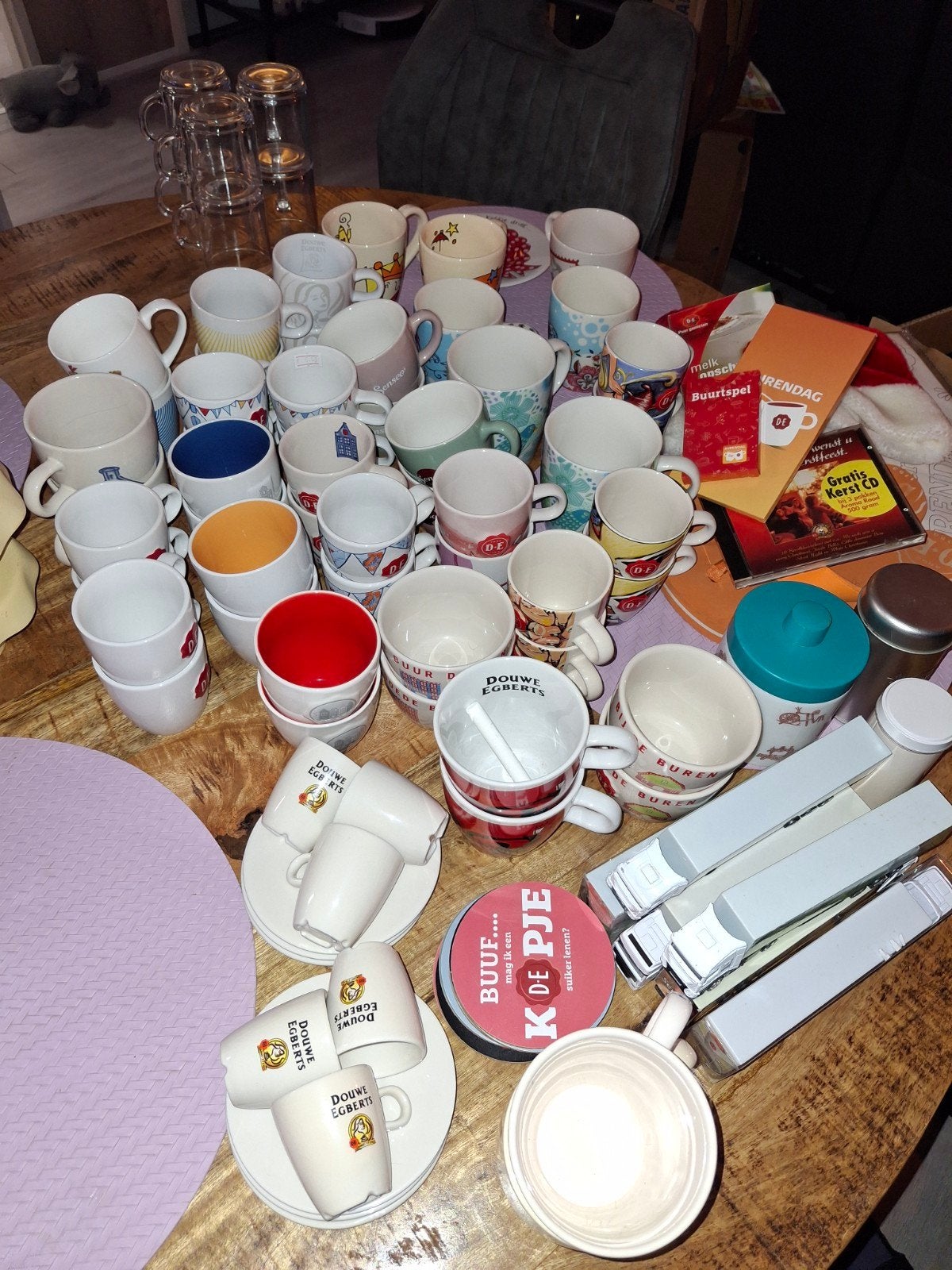 Grote Douwe Egberts verzameling - Diverse items, Ophalen, Gebruikt, Overige typen