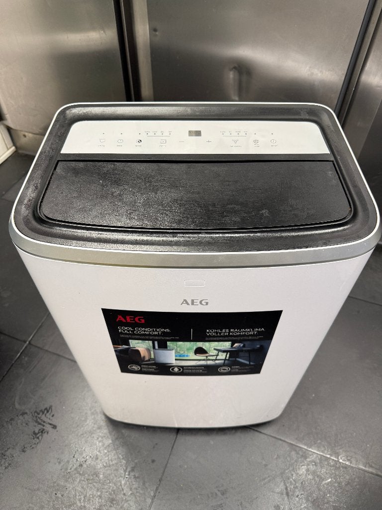 AEG mobiele airco (AXP26U338CW), Witgoed en Apparatuur, Airco's, Ophalen, Timer, Gebruikt, 3 snelheden of meer
