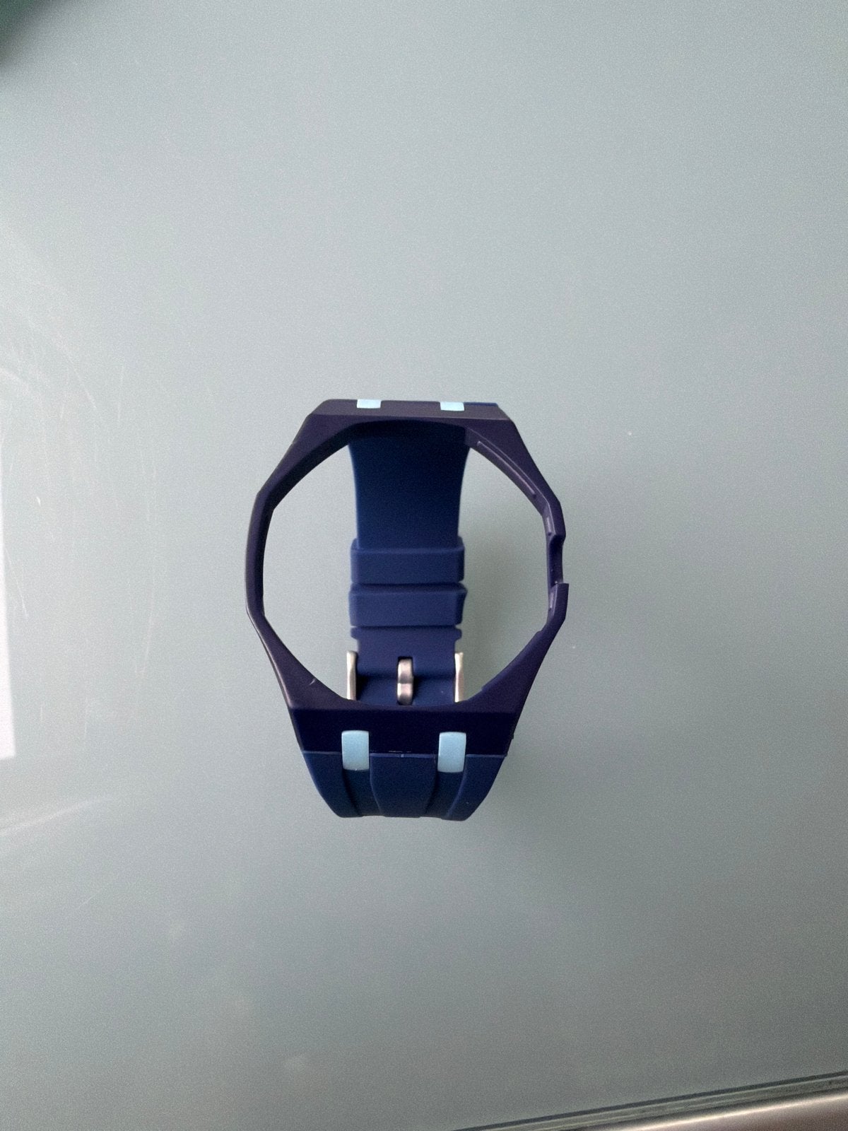 AP Swatch band blauw, Sieraden, Tassen en Uiterlijk, Ophalen, Kunststof, Polshorloge, Swatch