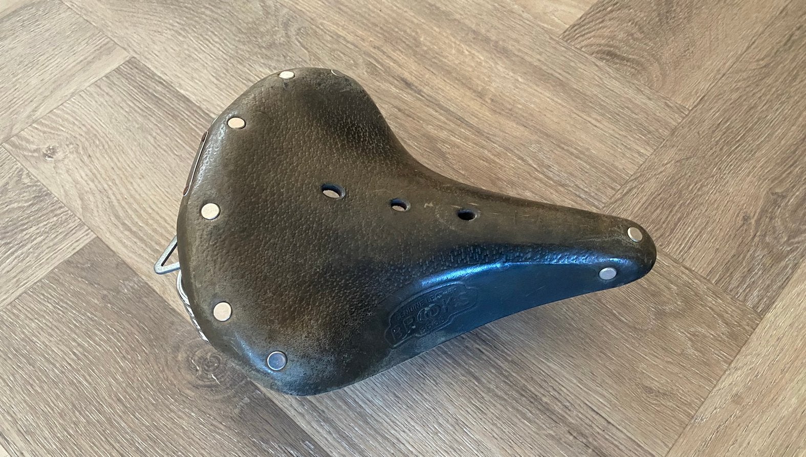 Brooks B66S zadel, Ophalen of Verzenden, Zo goed als nieuw, Zadel, Leer