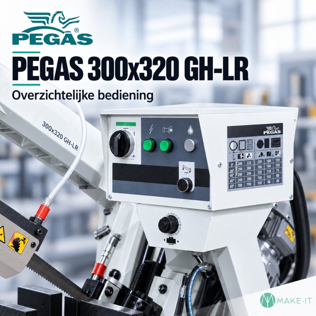 Bandzaagmachine Pegas-Gonda 300x320mm Verstek VOORRAAD!, 70 mm of meer, Nieuw, Pegas-Gonda, Ophalen of Verzenden