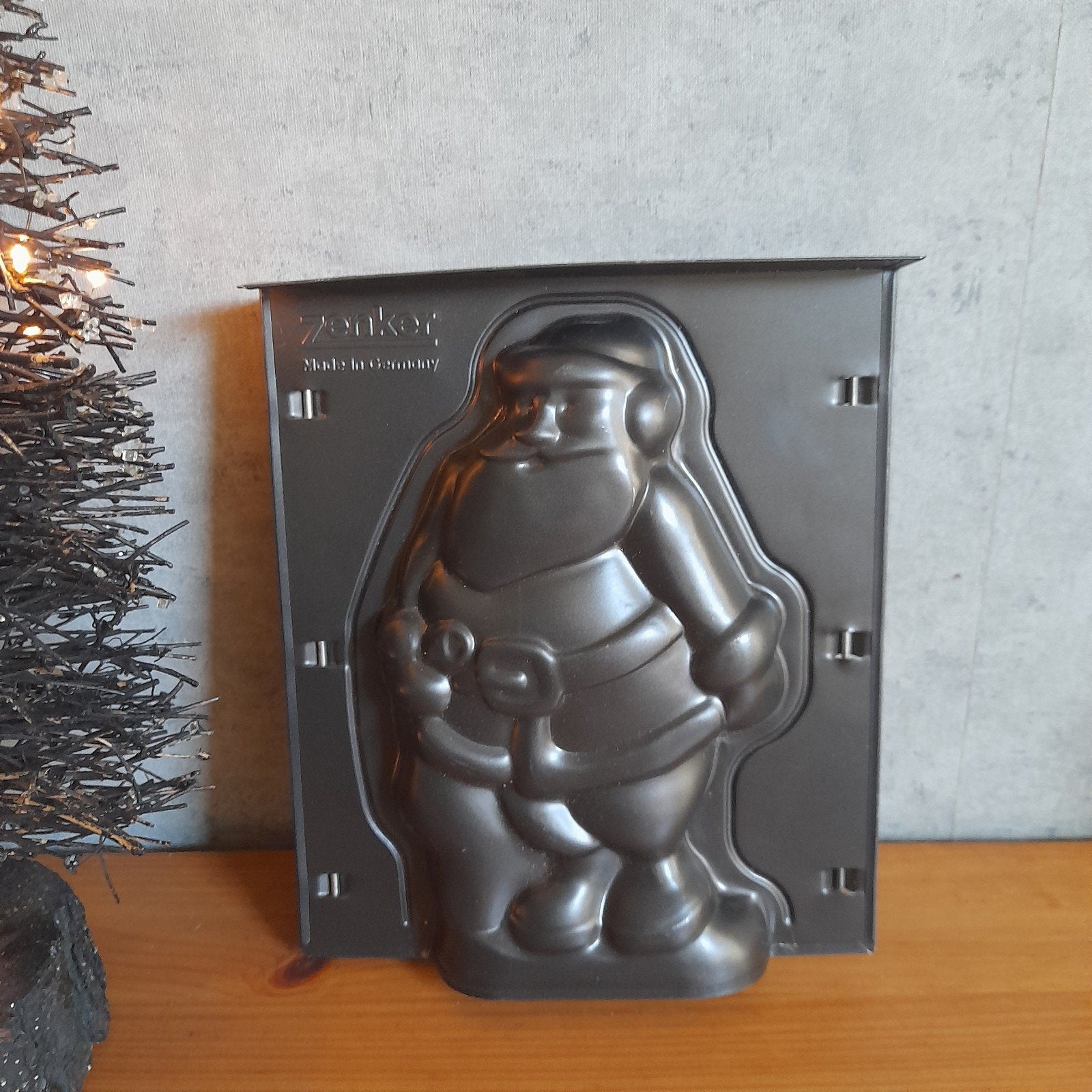 Zenker dubbele vorm bakvorm chocolademal  kerstman ( a ), Ophalen of Verzenden
