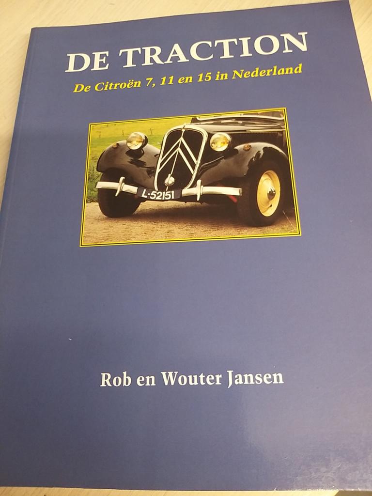 Boek Nederlands Citroën Traction Avant inNederland óókCabrio, Ophalen of Verzenden, Citroën, Jansen