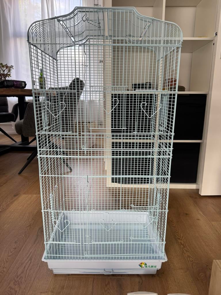 Vogelkooi, Kooi, Zo goed als nieuw, 75 tot 110 cm, Ophalen