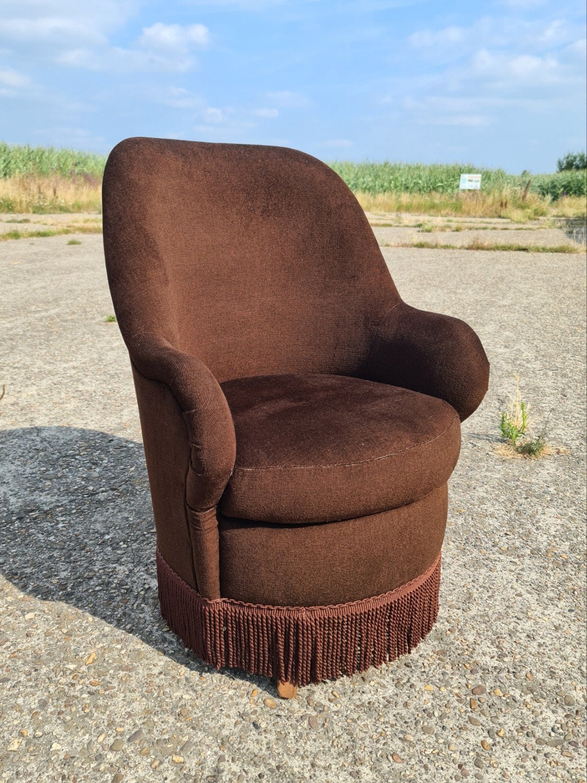 Cocktail fauteuiltje vintage fauteuil '60, Ophalen, Minder dan 75 cm, 50 tot 75 cm