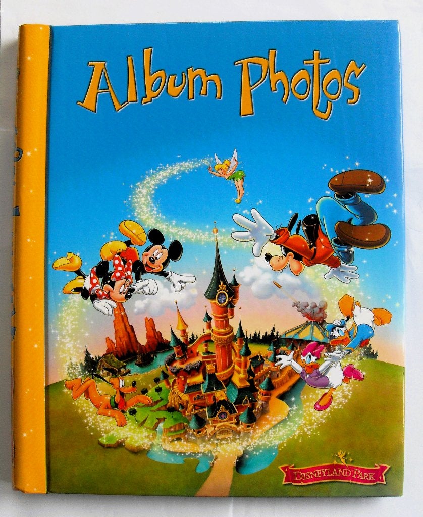 Disneyland Resort Parijs Foto Album Mickey Mouse Donald Duck, Ophalen of Verzenden, Mickey Mouse, Zo goed als nieuw, Overige typen