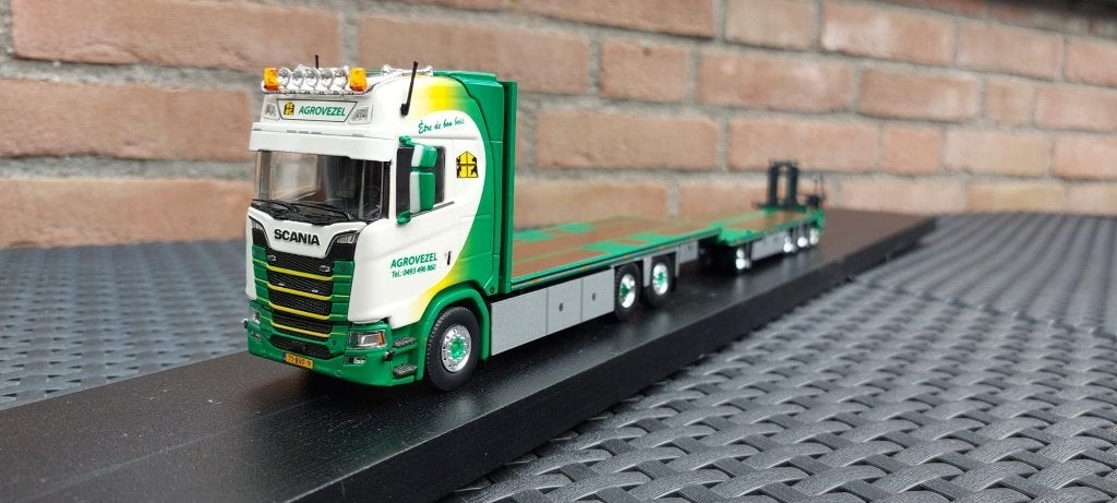 Tekno Scania NGS AGROVEZEL met AHW en meeneemheftruck 89506, Coldenhovelaan De Lier, Nieuw, Tekno, Bus of Vrachtwagen