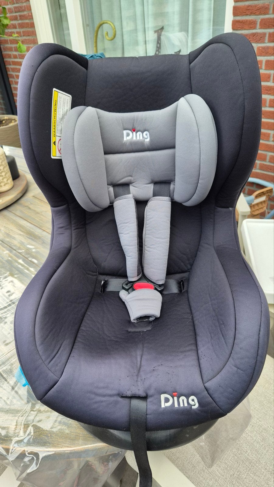 Ding Autostoel - Veilig en Comfortabel voor uw Kind, Overige merken, 0 t/m 18 kg, Gebruikt, Autogordel
