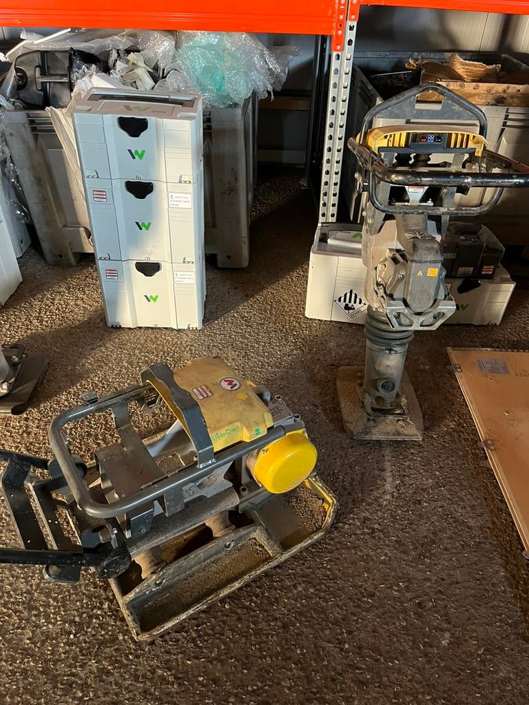 Wacker Neuson AP2560e elektrische trilplaat, Ophalen of Verzenden, Zo goed als nieuw