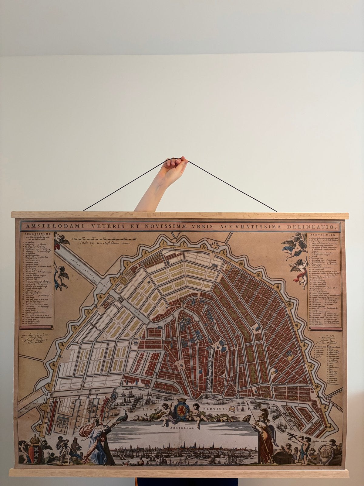 Oude kaart van Amsterdam, Ophalen, Nieuw, Landkaart, 1800 tot 2000