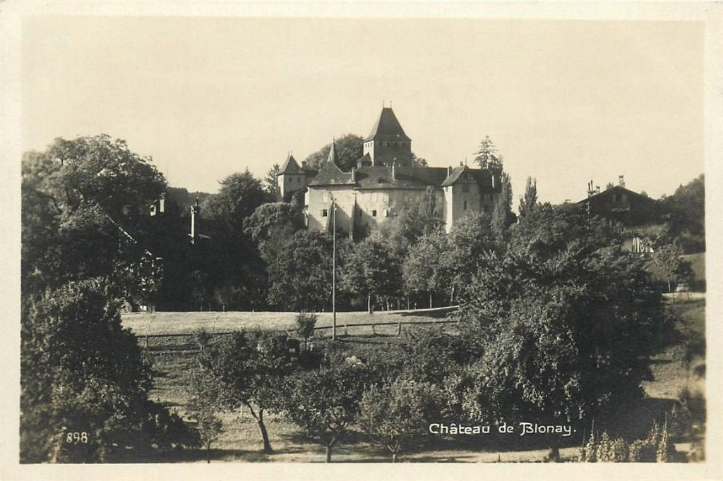 701-479-003 Chateau de Blonay, Verzenden, Voor 1920, Overig Europa