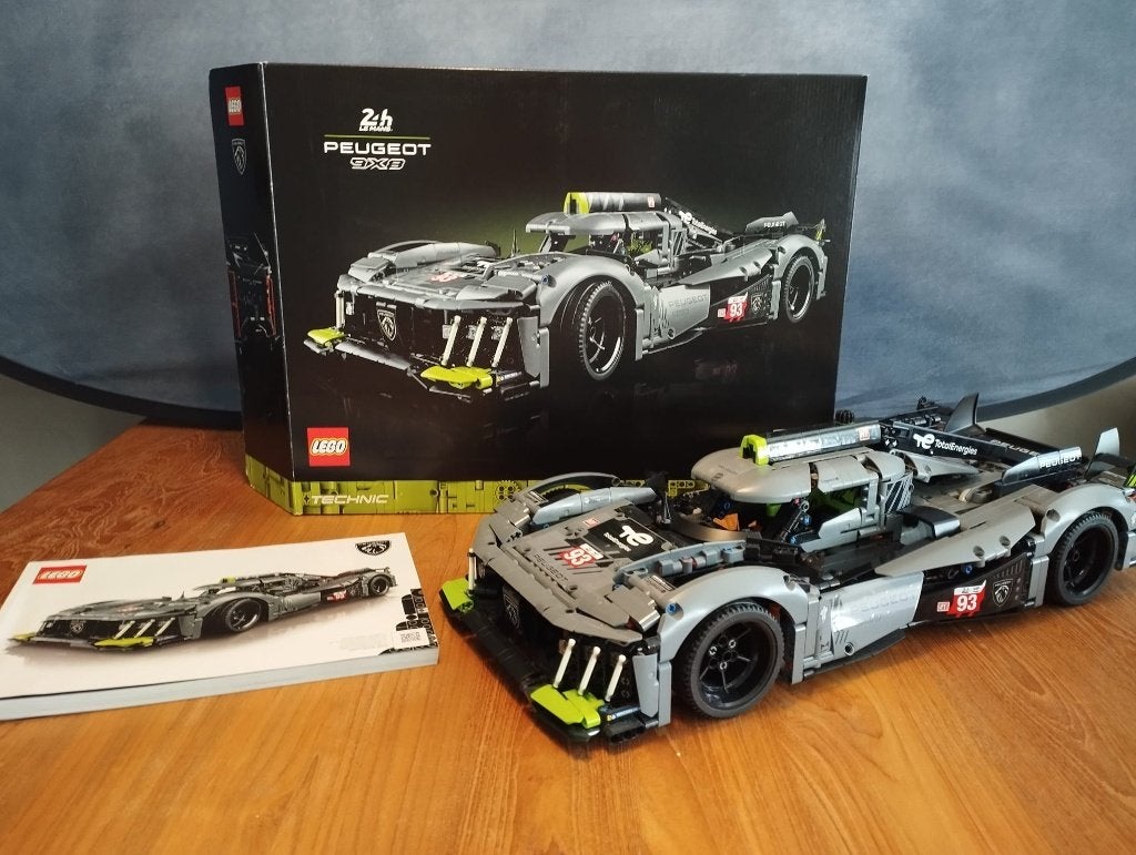 LEGO Technic 42156 PEUGEOT 9X8 24H Le Mans Hybrid, Ophalen, Inclusief instructies, Lego, Zo goed als nieuw