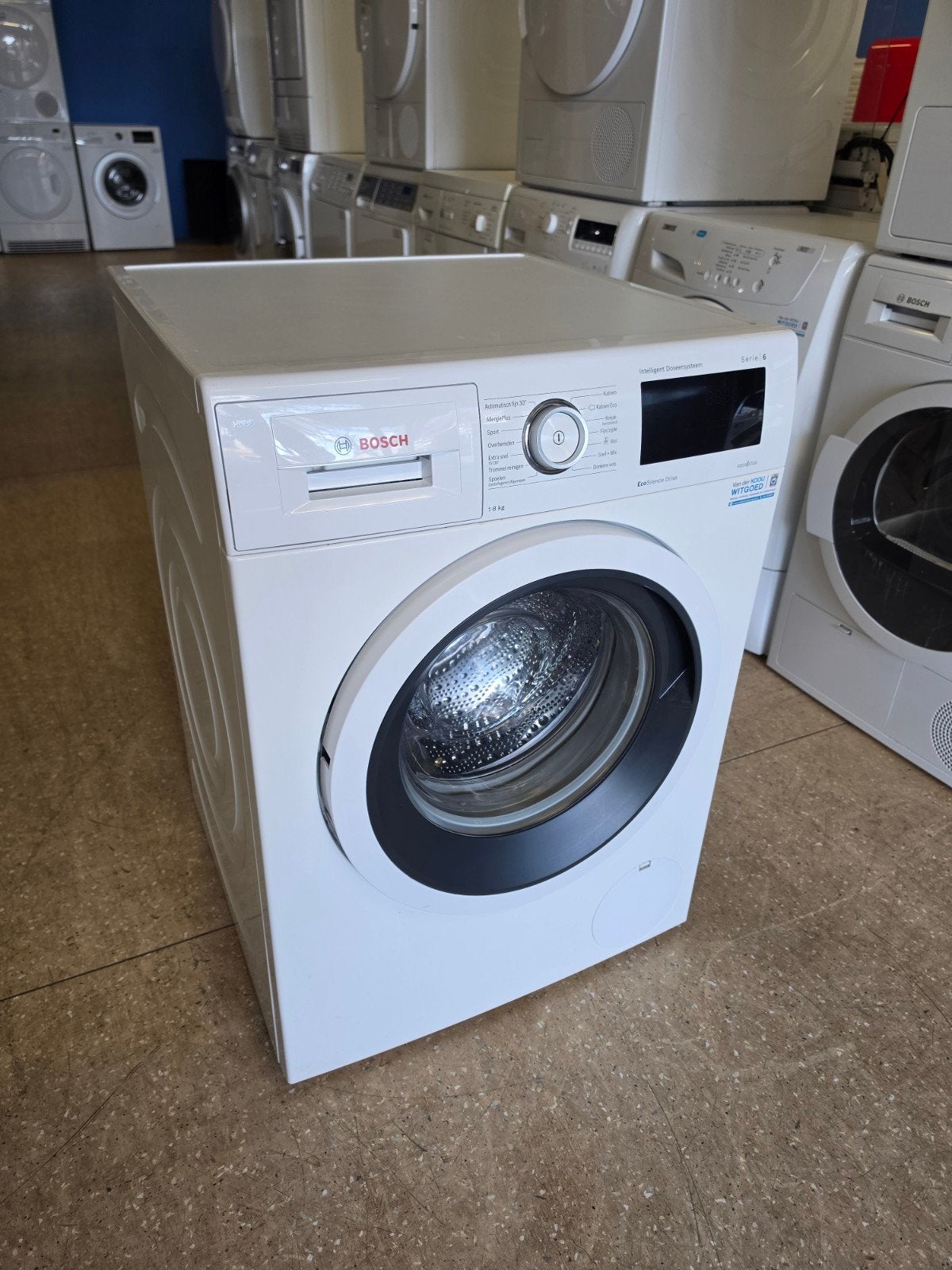 Bosch Serie 6 i dos wasmachine | 8 kilo | Gratis thuis 🚚✅️, Bosch, Jirnsum, 1200 tot 1600 toeren, 8 tot 10 kg