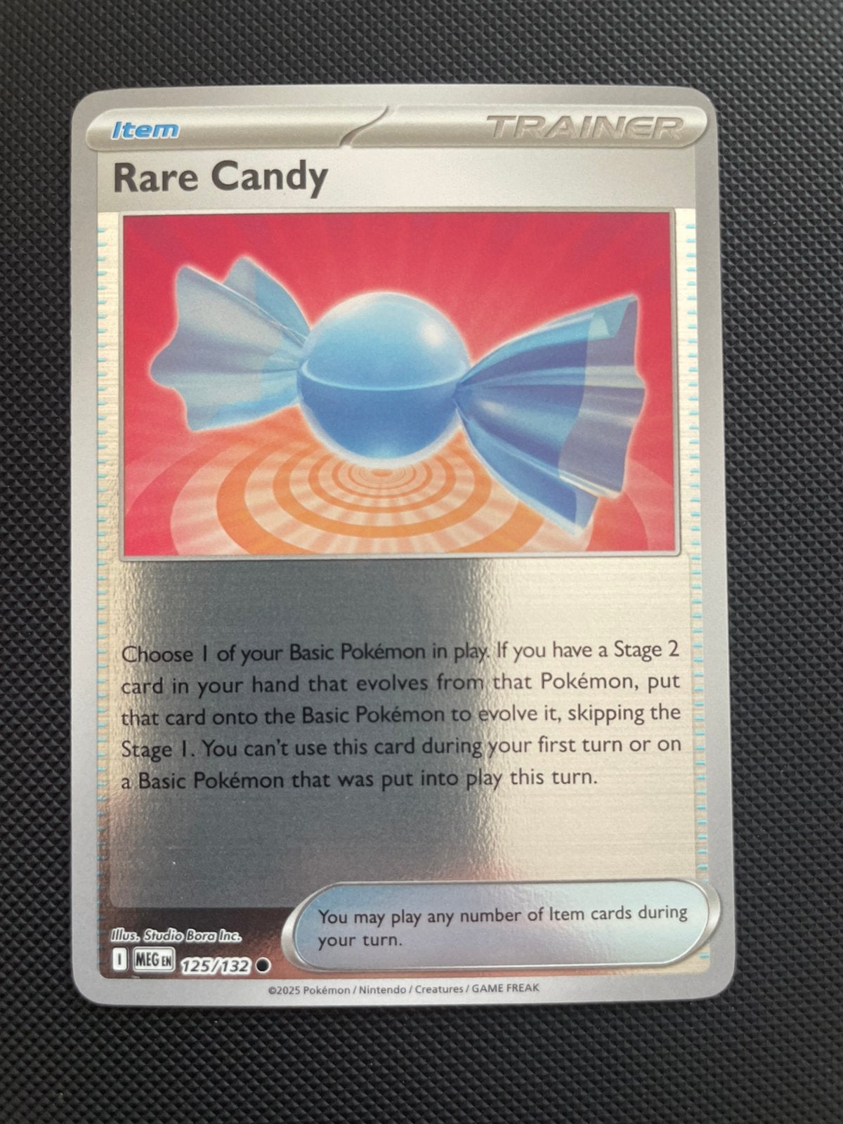 Rare Candy 125/132 Reverse Holo Mega Evolution Packfresh, Ophalen of Verzenden, Zo goed als nieuw