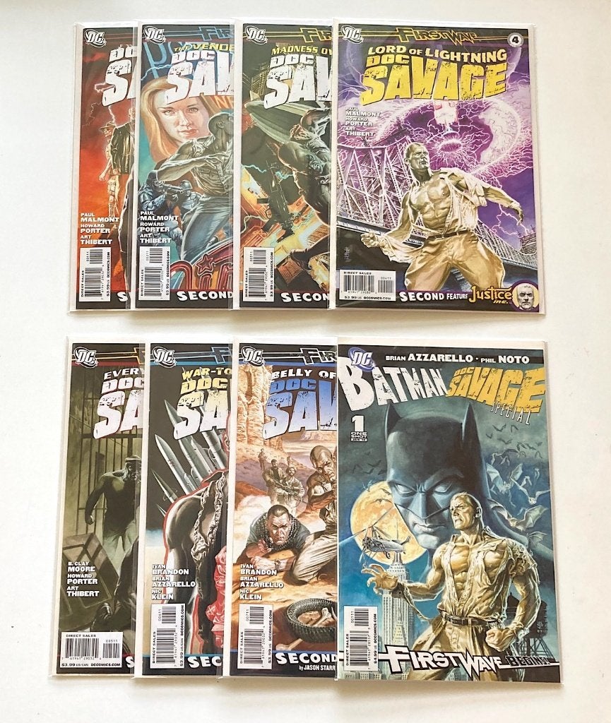 Doc Savage #1-7, Batman Doc Savage Special (DC Comics 2010), Meerdere comics, Ophalen, Nieuw, Amerika