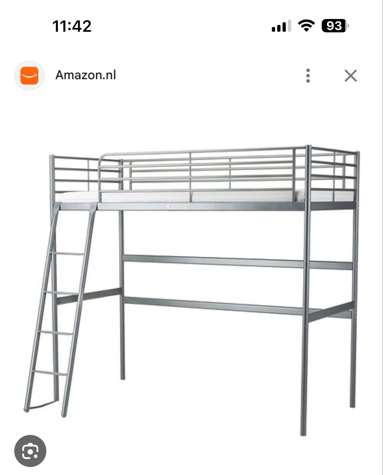 GRATIS IKEA Hoogslaper - 1 Persoons - Ophalen Boskoop, Ophalen, Gebruikt, Eenpersoons, Hoogslaper