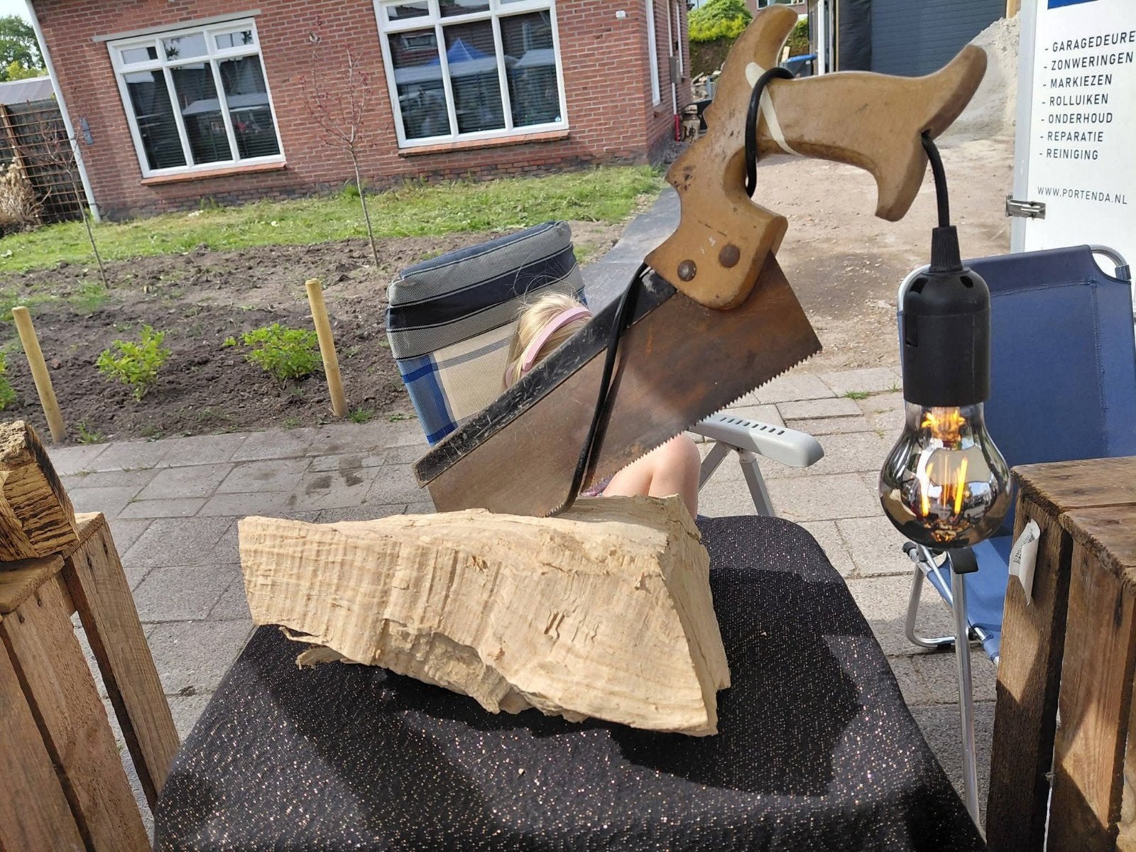 Zaag lamp., Ophalen, Overige merken, Meerkleurig, E27 (groot)