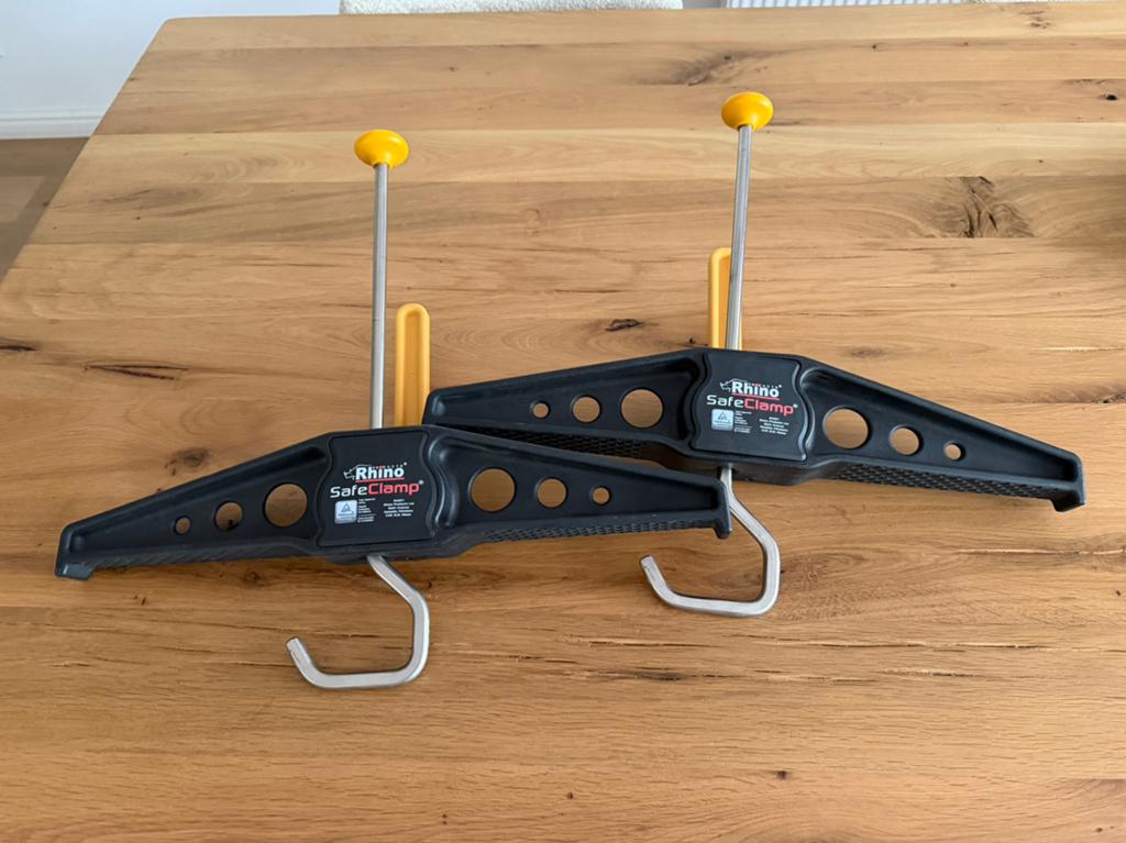 Rhino safeklamp / laderklem set. Zgan, Ophalen of Verzenden, Zo goed als nieuw