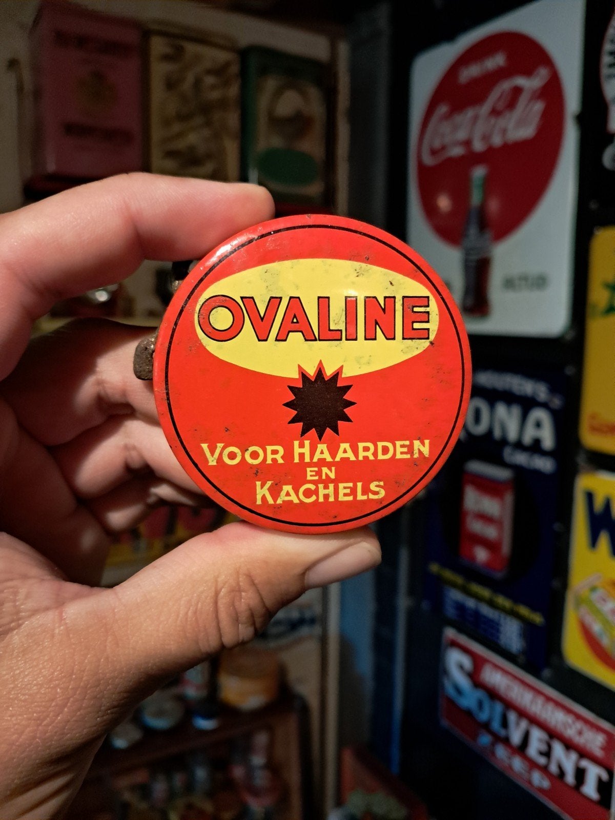 Ovaline poets blikje, Ophalen of Verzenden, Overige