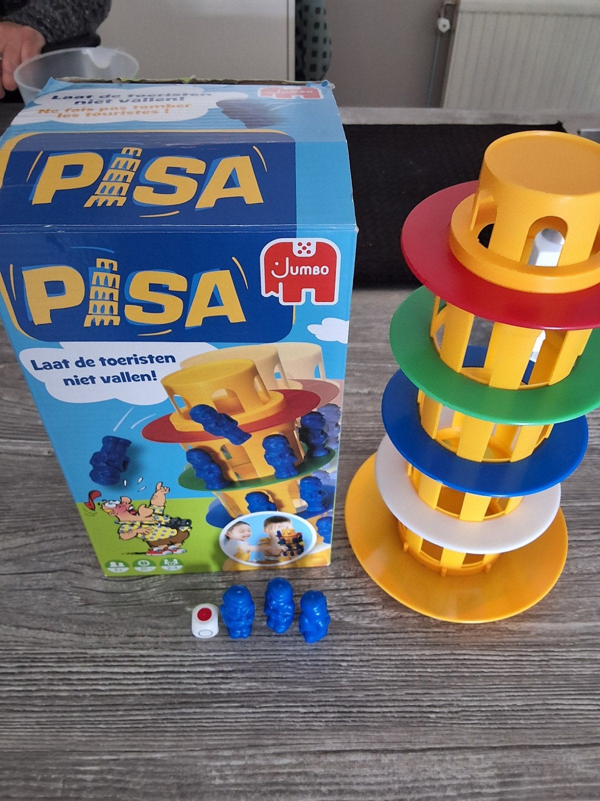 Pisa: Laat de toeristen niet vallen! - Jumbo Balansspel, Drie of vier spelers, Ophalen, Zo goed als nieuw, Jumbo