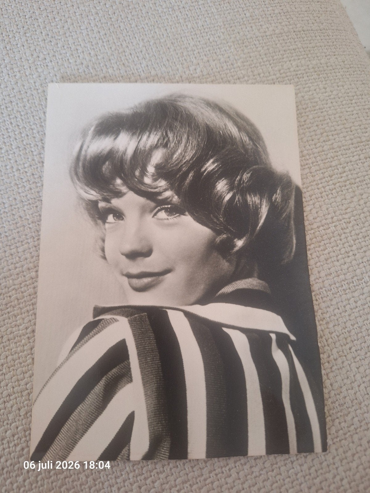 Romy Schneider fotokaart, Ophalen of Verzenden, Gebruikt, Film, Foto of Kaart