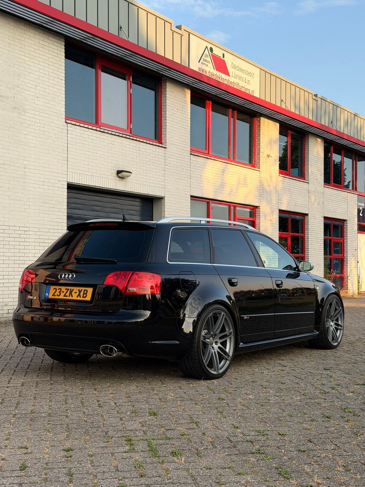 Audi RS4 4.2 FSI V8 Avant 309KW Quattro 2006 Zwart, Auto's, Euro 5, Zwart, Leder, Stationwagon