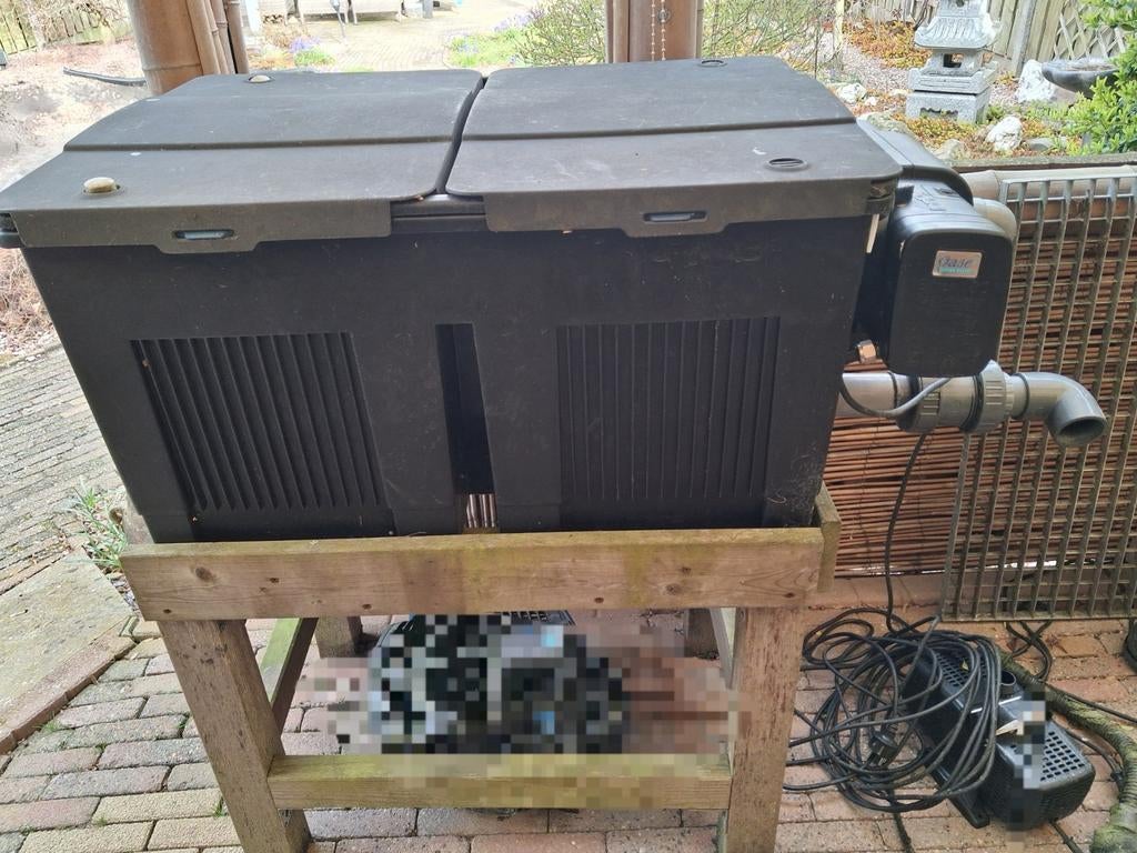 Filterbak + pomp, Tuin en Terras, Ophalen of Verzenden, Hout, Overige typen