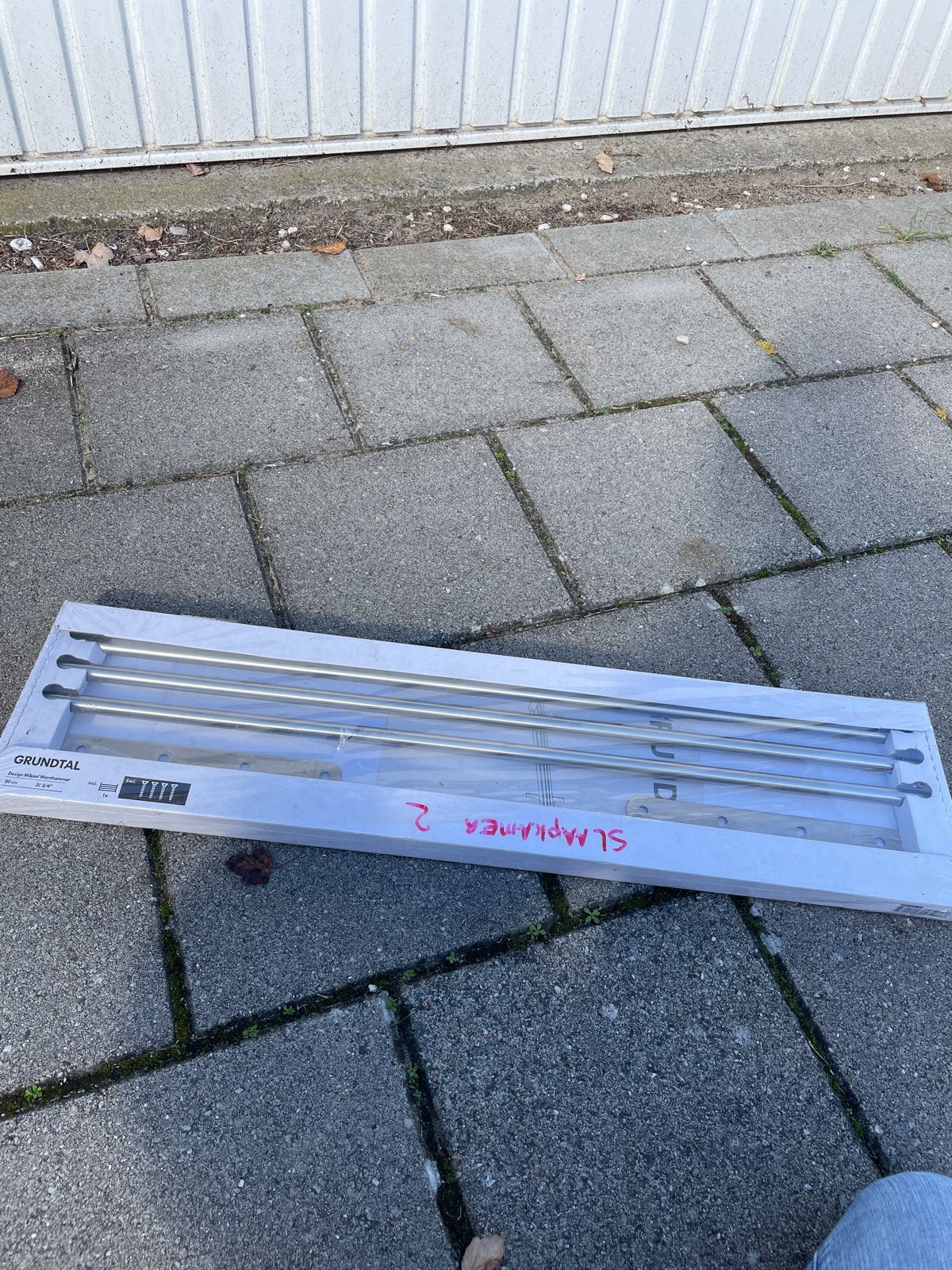 IKEA GRUNDTAL Rek 80 cm - Nieuw in verpakking, Overige typen, IKEA, Ophalen of Verzenden, Metaal
