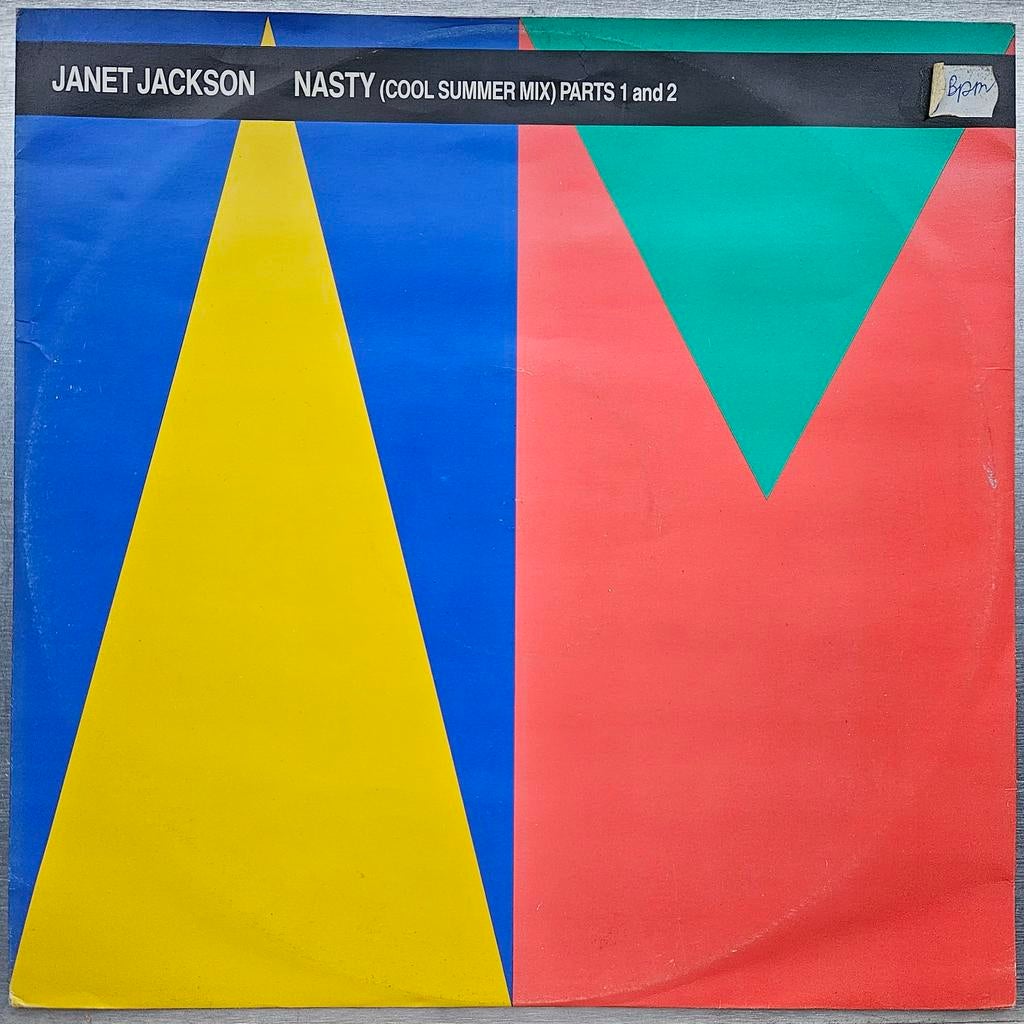 Janet Jackson - Get Nasty Cool Summer Mix 12inch Maxisingle, Ophalen of Verzenden, 12 inch, Maxi-single