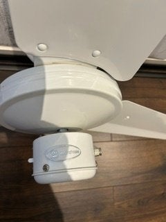 Plafondventilator, Witgoed en Apparatuur, Ventilatoren, Ophalen, Zo goed als nieuw, Plafondventilator