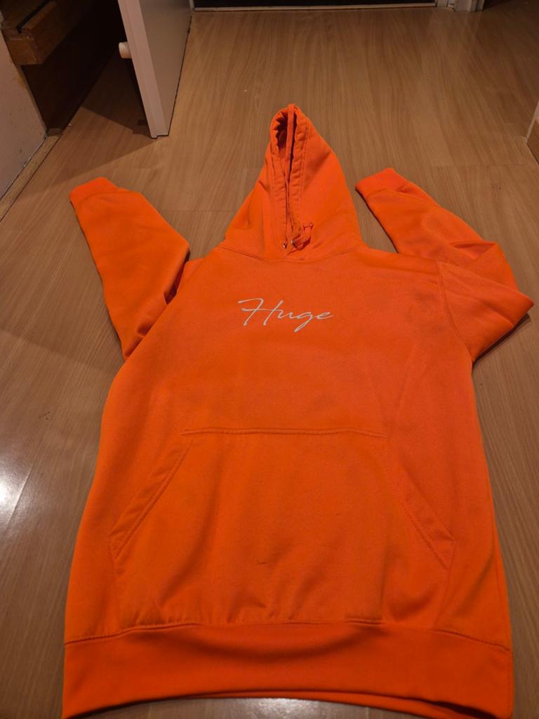 Oranje hoodie maat S - Kastopruiming, Ophalen of Verzenden, Gedragen, Maat 46 (S) of kleiner, Oranje