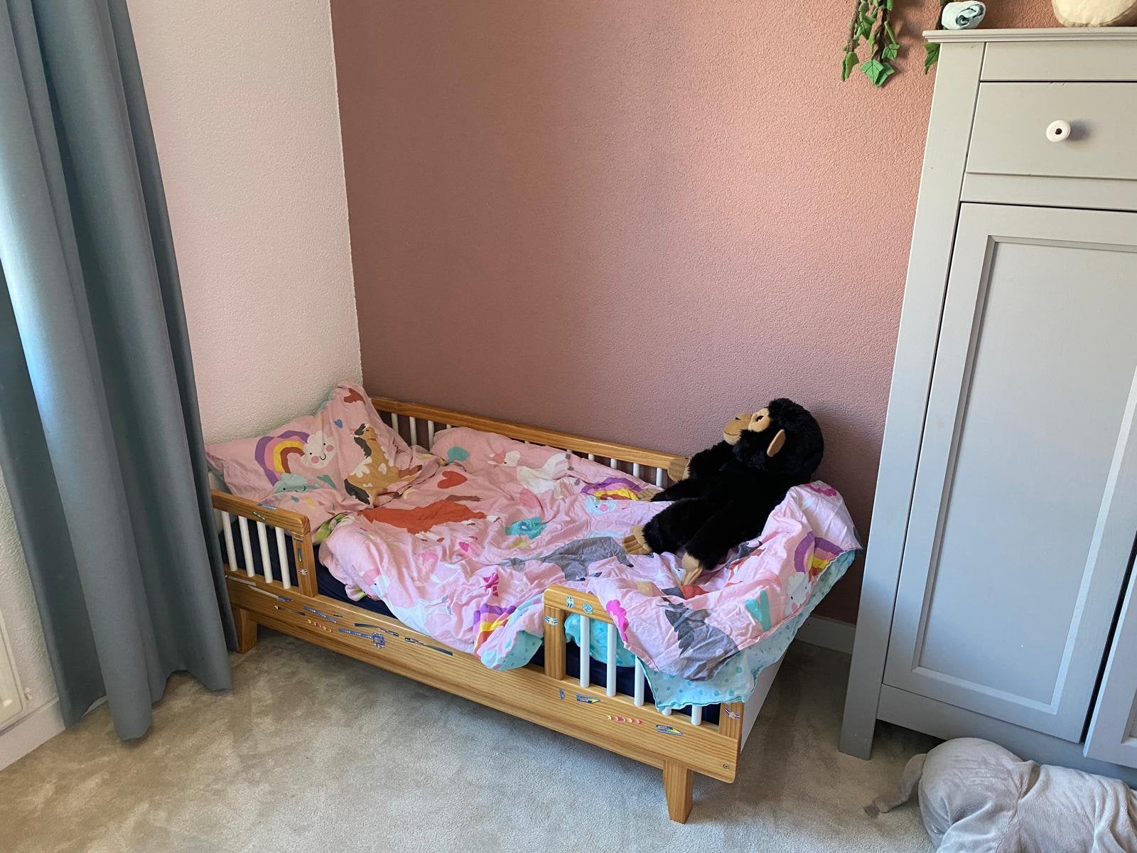 Petite Amelie Cerise bed 70x140 + ABZ Multicare matras, 70 tot 85 cm, 140 tot 160 cm, Zo goed als nieuw, Ophalen