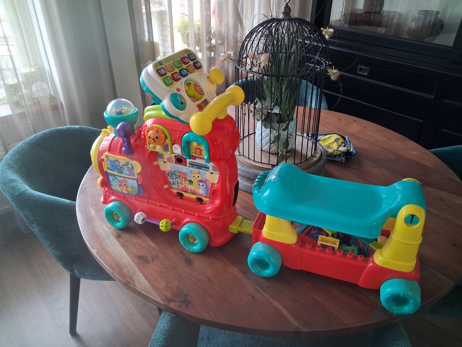 VTech Baby Speeltrein met blokken, Ophalen of Verzenden, Zo goed als nieuw, Jongen of Meisje