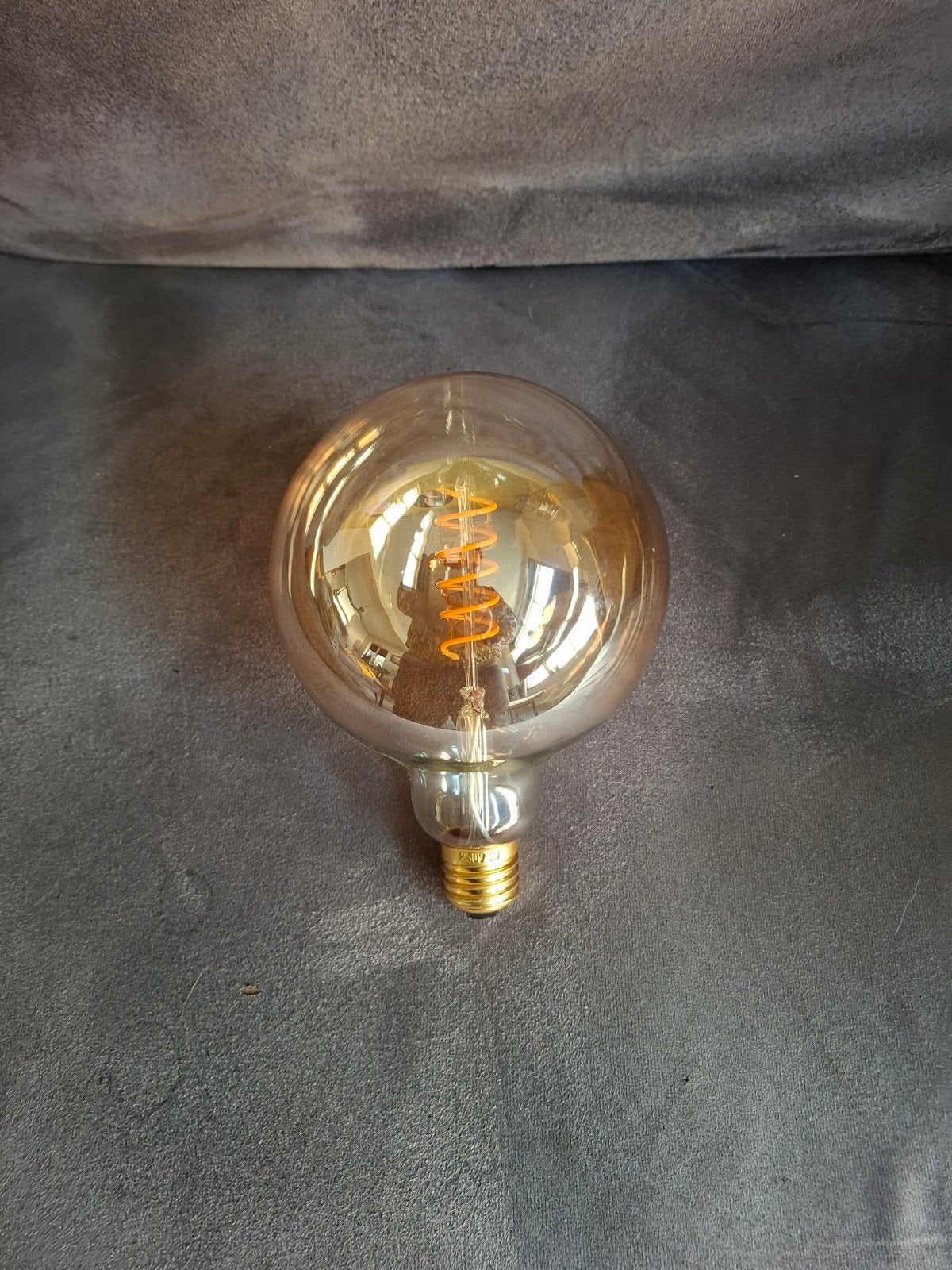 Grote decoratieve LED lamp met spiraalfilament, Led-lamp, Dimbaar, Calex, Zo goed als nieuw