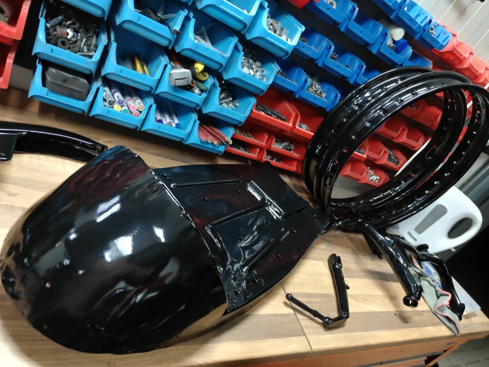 Honda onderdelen poedercoaten, Motoren, Ophalen of Verzenden