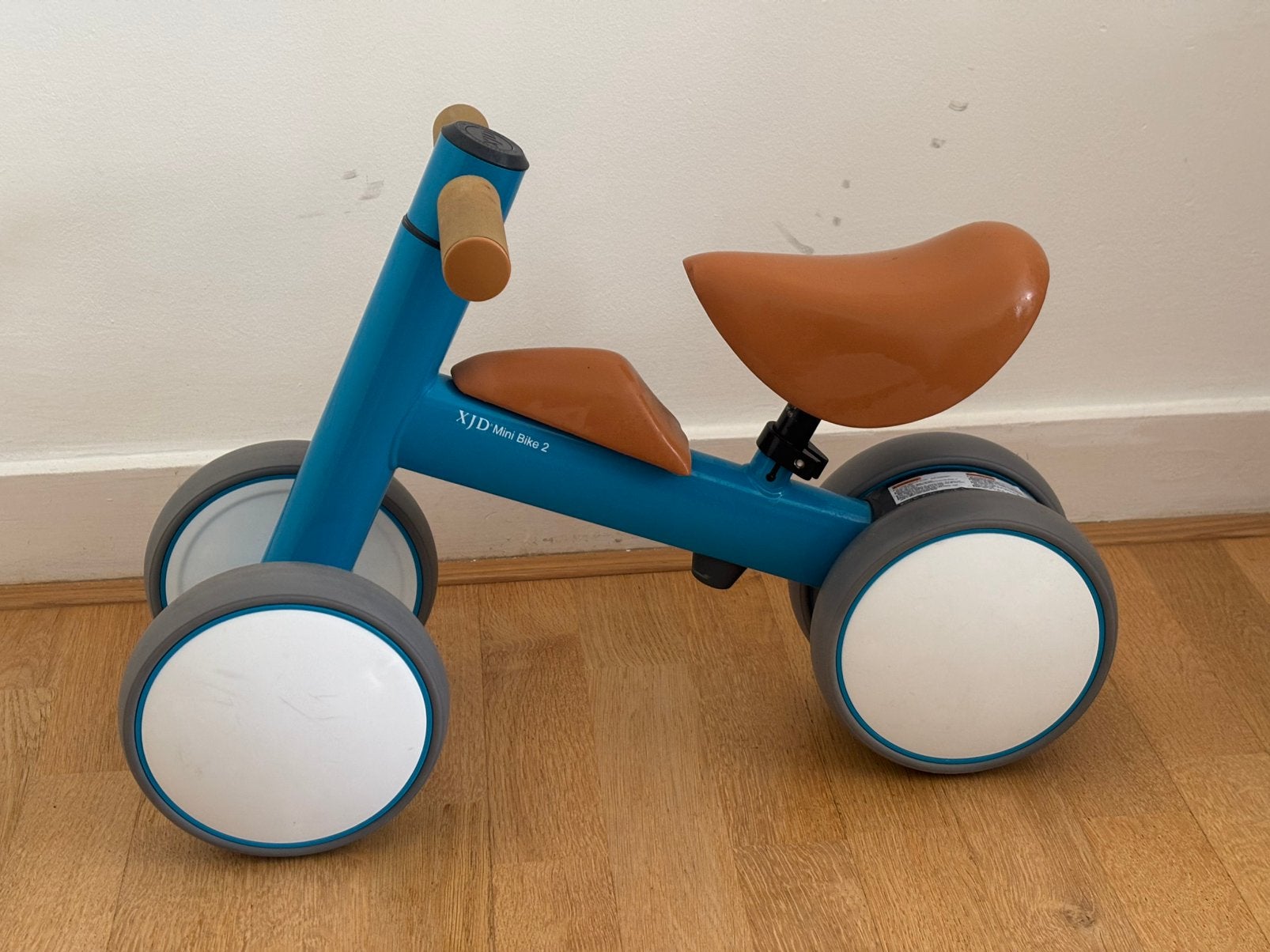 XJD Mini Bike 2 Loopfiets / Kinder Loopfiets Blauw, Ophalen of Verzenden, Zo goed als nieuw, Minder dan 16 inch