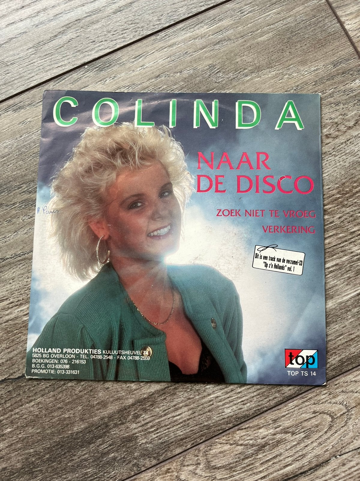 Colinda - naar de disco, Ophalen of Verzenden, Zo goed als nieuw, Overige formaten, Levenslied of Smartlap