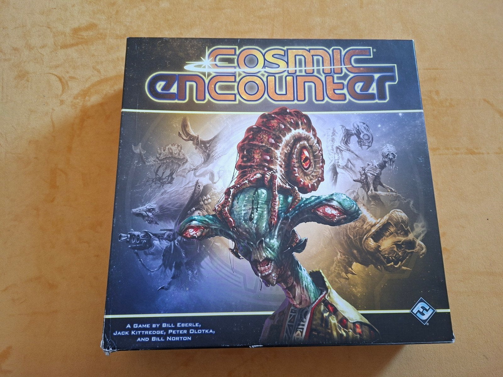 Cosmic Encounter Bordspel + uitbreiding - Compleet met schad, Vijf spelers of meer, Ophalen of Verzenden, Gebruikt, Fantasy Flight Games