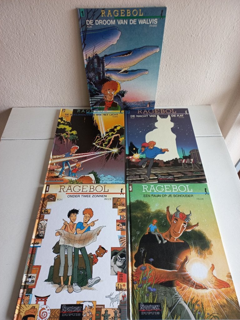 RAGEBOL 1 t/m 5 COMPLEET HC, Complete serie of reeks, Ophalen of Verzenden, Zo goed als nieuw