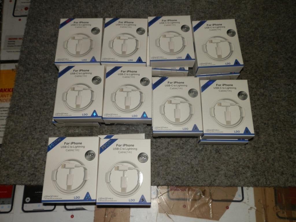 USB C kabel 1 m iphone 20 W, Ophalen of Verzenden, Nieuw