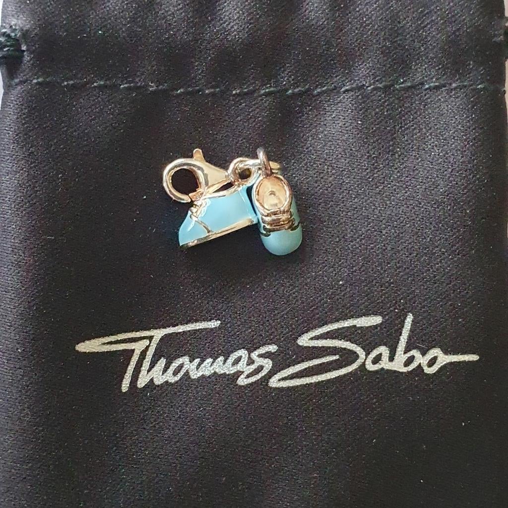 Thomas Sabo bedel babyschoentje blauw, Sieraden, Tassen en Uiterlijk, Ophalen of Verzenden