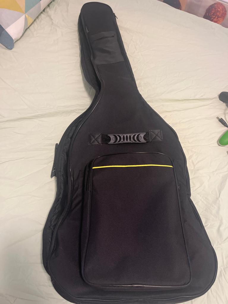 Zwarte Basgitaar Gigbag, Muziek en Instrumenten, Behuizingen en Koffers, Ophalen of Verzenden, Gebruikt, Elektrische basgitaar