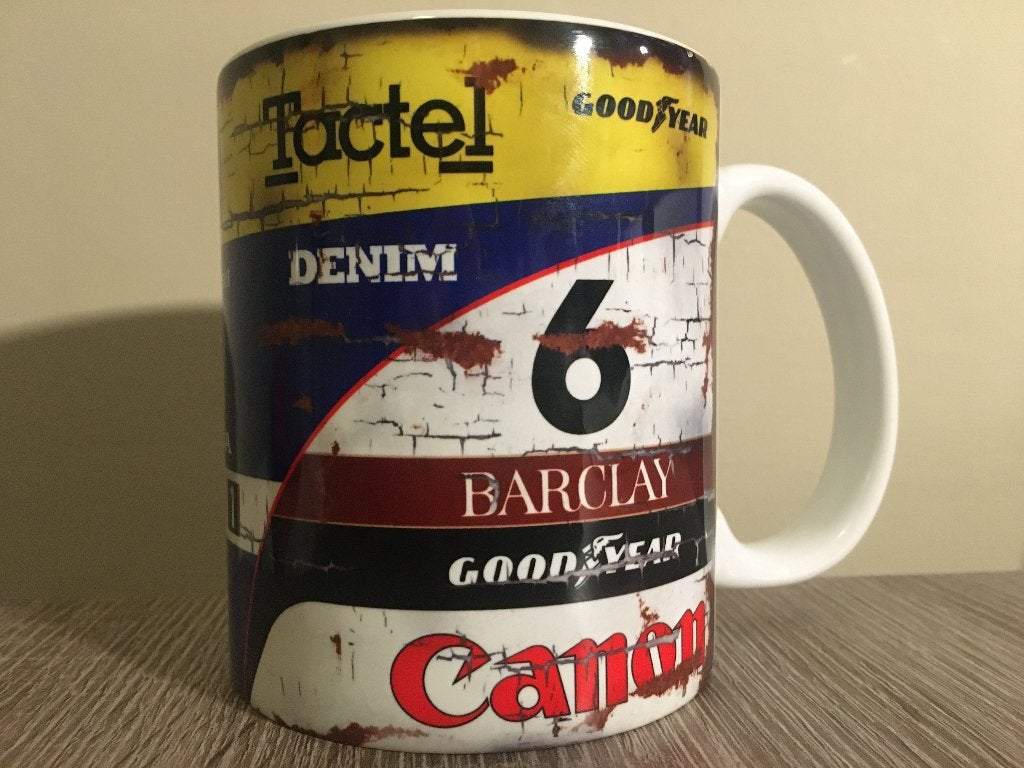 ✅ Nelson Piquet Williams mok Vintage olie F1 Autosport NIEUW, Ophalen of Verzenden, Nieuw, Formule 1