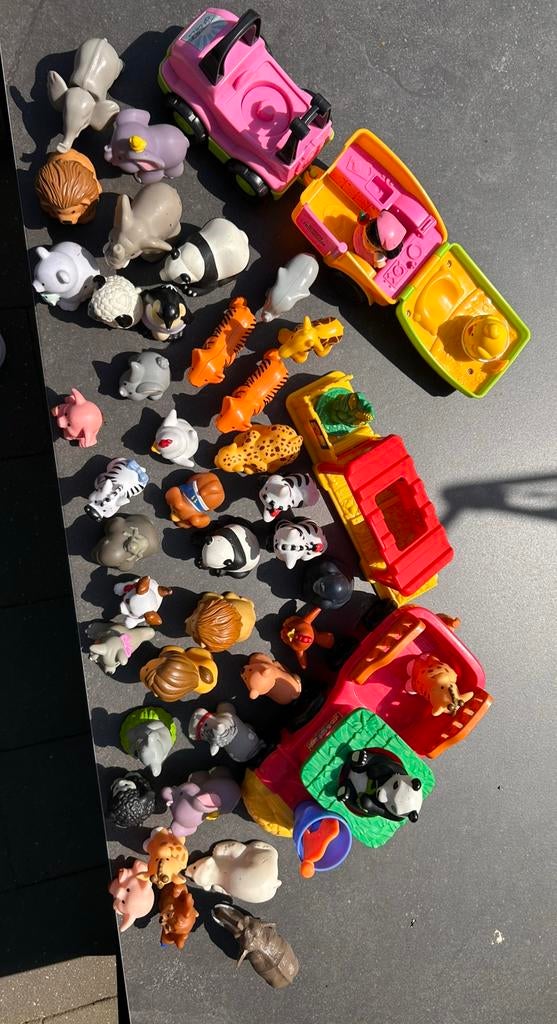 Fisher price diertjes, Ophalen, Speelset