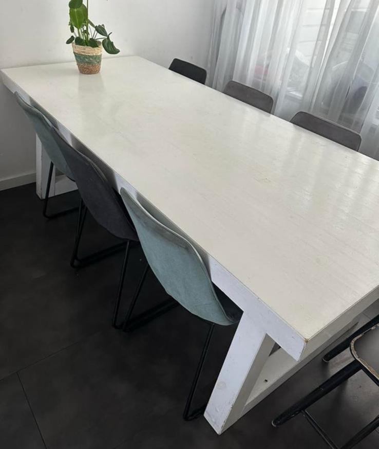 4 EVI stoelen, Ophalen, Grijs