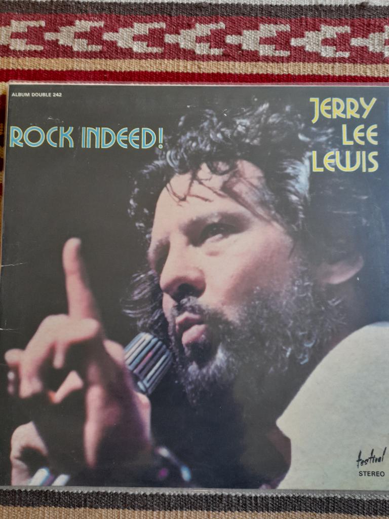 Jerry Lee Lewis- Rock Indeed! 2-lp, Ophalen of Verzenden, Gebruikt, 12 inch, Poprock
