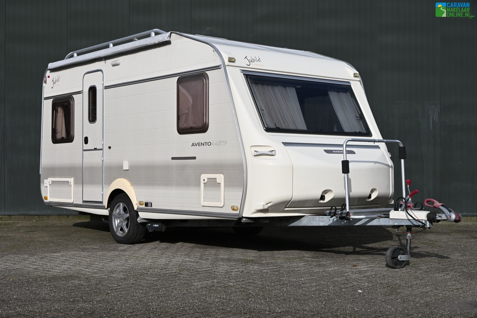 Avento Jubilé 445 TF Mover Voortent Luifel Fietsendrager, Caravans en Kamperen, Standaardzit, Kluisje, Avento, Bedrijf