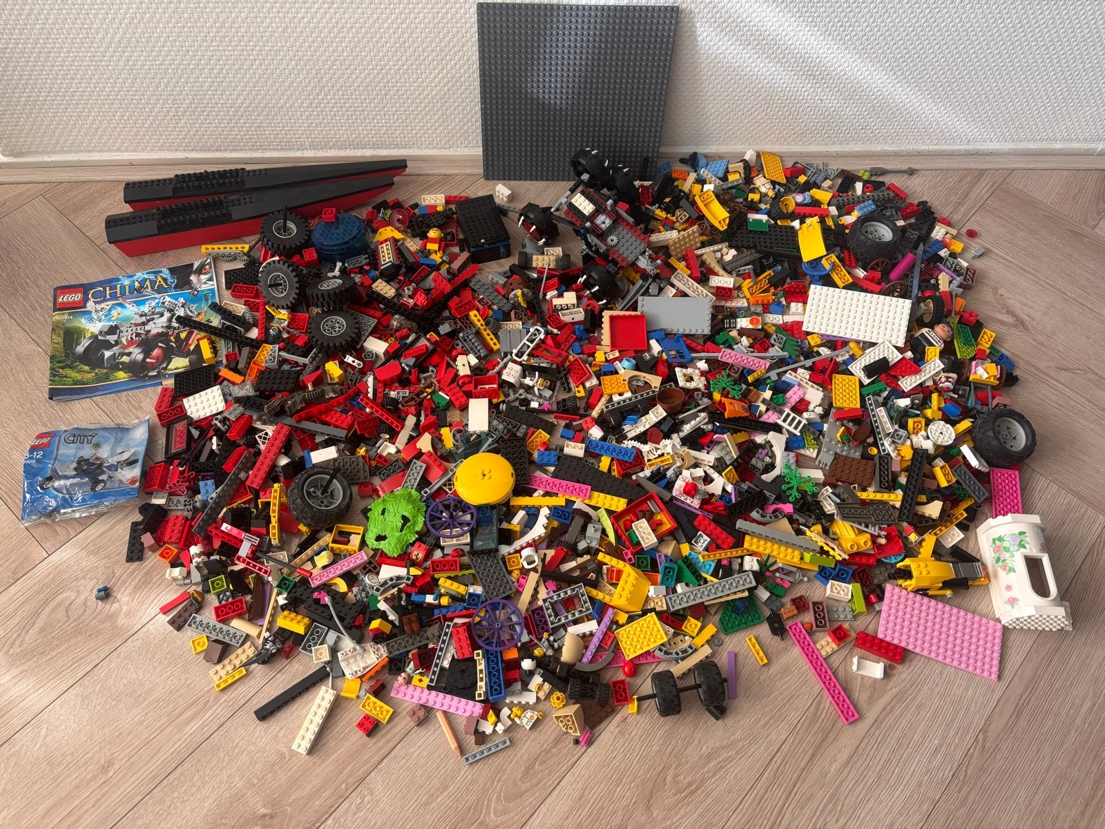 Partij lego diverse formaten, kleuren, sets, 4,7 kilo., Kinderen en Baby's, Gebruikt, Lego, Ophalen of Verzenden, Losse stenen